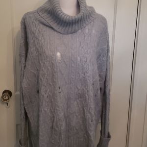 Free People distressed sweater
